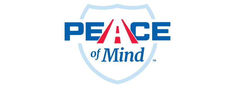 America's Car-Mart Peace of Mind logo