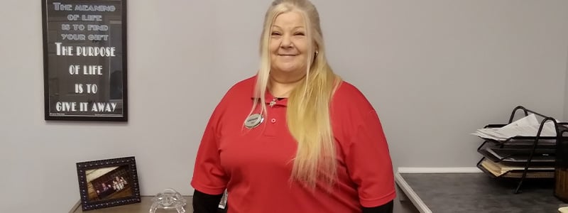 Dee Munroe, Senior Office Manager, at America’s Car-Mart of Prattville, AL
