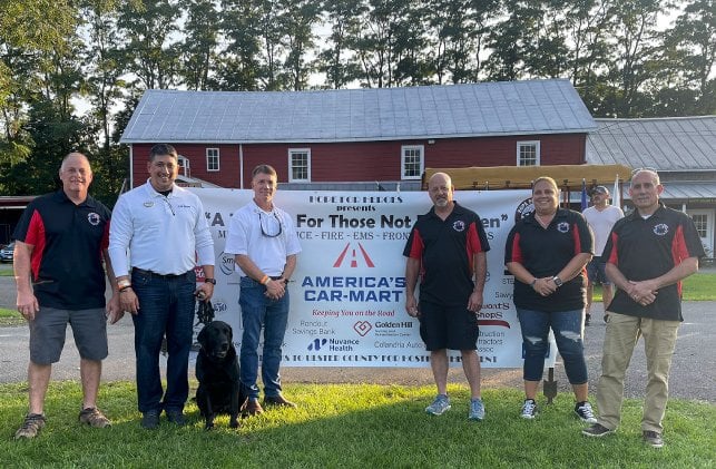 America's Car-Mart Associates honoring the Hope for Heroes Foundation at a special 911 event at Ulster County Fair