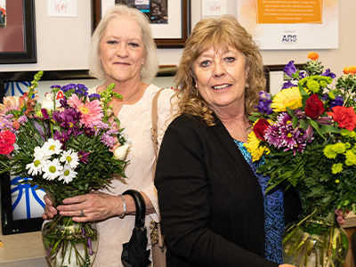 Lori's sisters; Karen Harmon (left) and Juli Henderson (right)