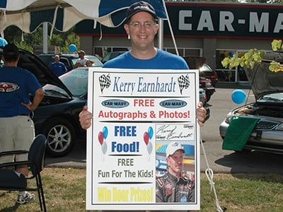 Barry at a Kerry Earnhardt autograph event at our SPringfield, MO dealership. Circa 2007