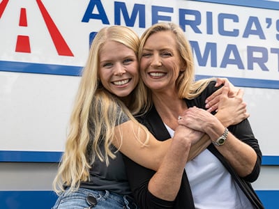 Beth and her daughter Anna