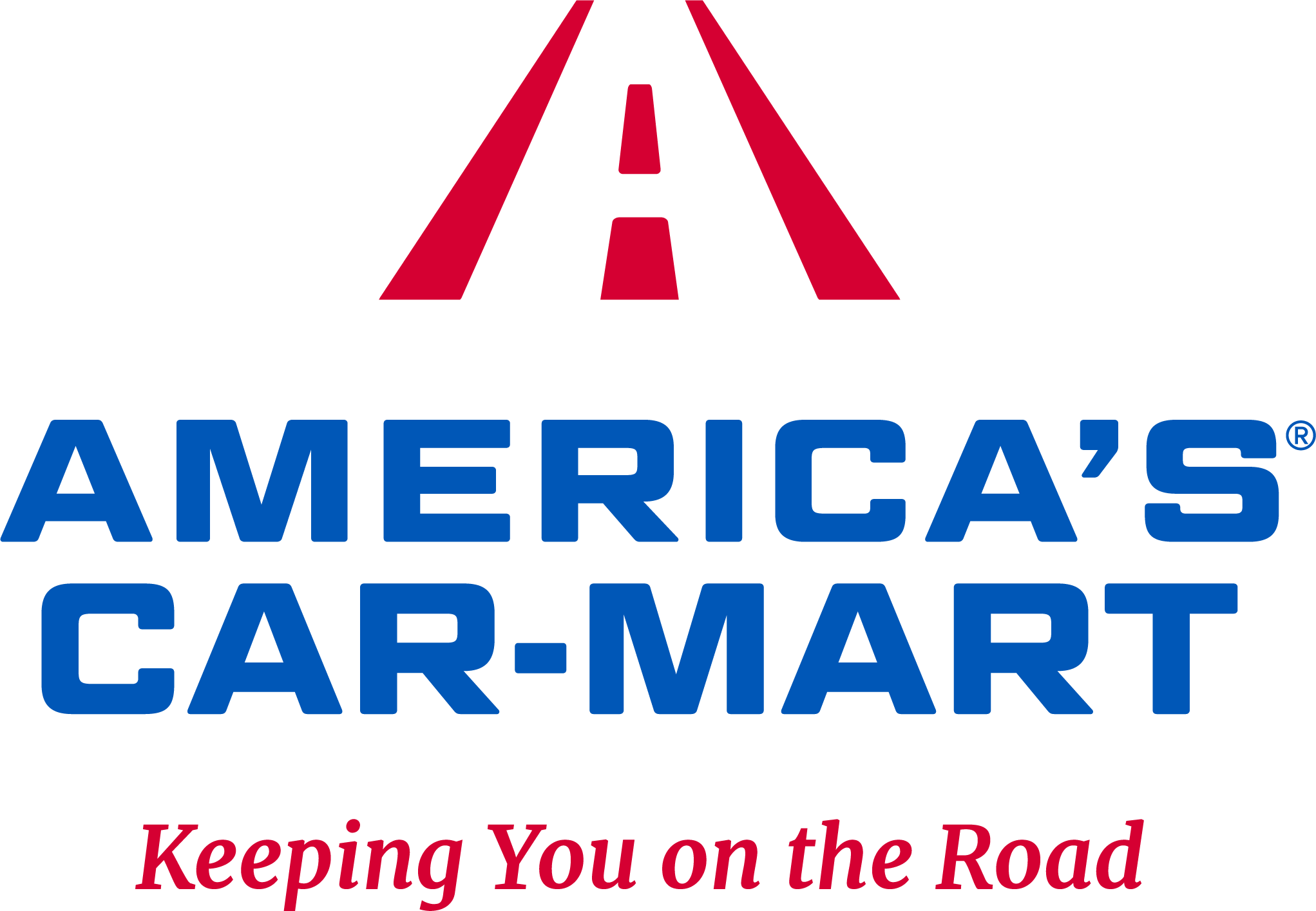 America's Car-Mart Red & Blue logo