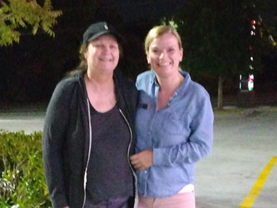 Danielle Barnett, Senior Account Representative, Car-Mart of Woodstock, Ga., with her mom Lisa