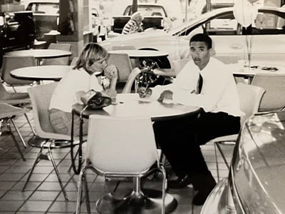 Doug selling his first car at Coral Springs Oldsmobile