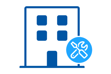 Recondition Facilities line style icon