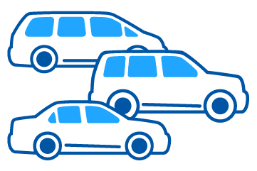 Car, SUV, Van, line style icon