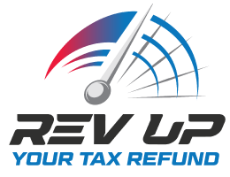 Rev Up Your Tax Refund Logo