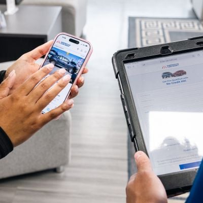 Pre-qualifing at car-mart.com is quick, easy, and doesn't impact your credit.